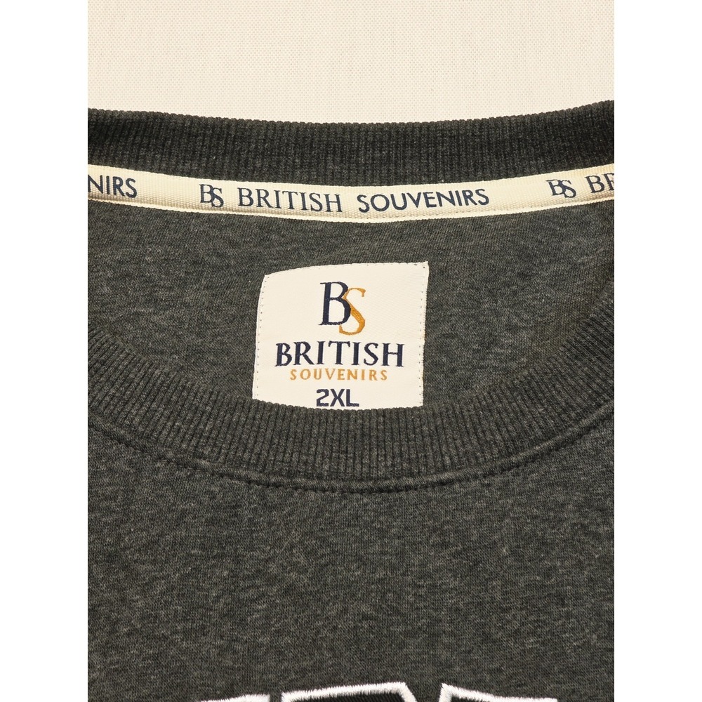 Liverpool England Sweatshirt 2XL British Souvenirs Dark Gray Crewneck Union Jack - Picture 5 of 16